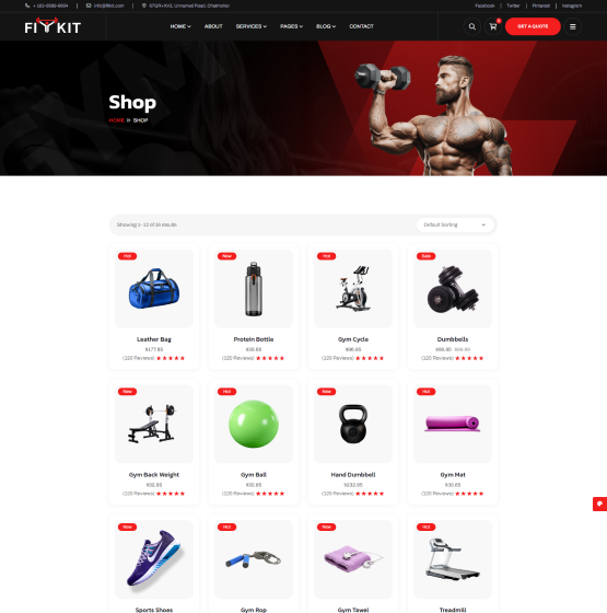 Shop Page